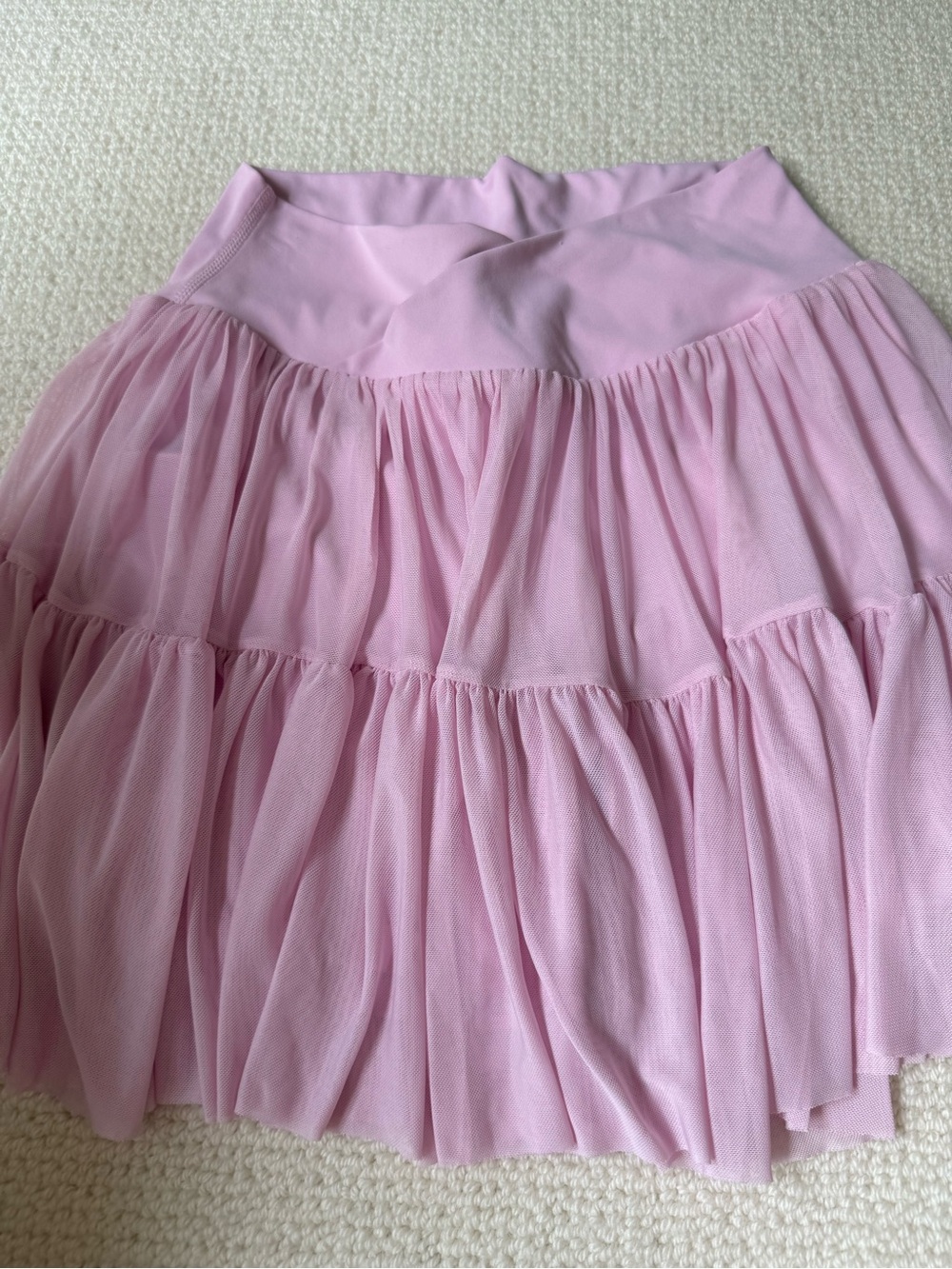 Blogilates Soft Pink Tiered Tulle Skirt - Women's